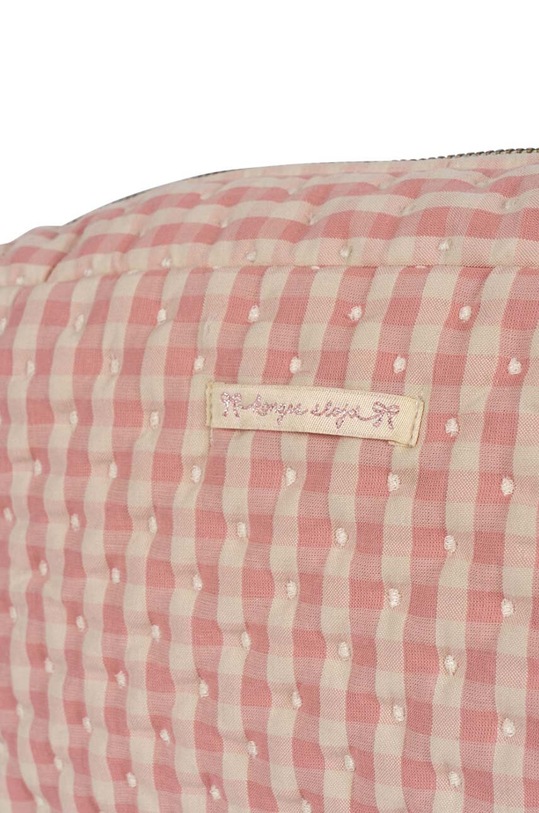 Chłopiec Konges Sløjd kosmetyczka dziecięca SEERSUCKER BIG TOILETRY BAG KS101660 różowy