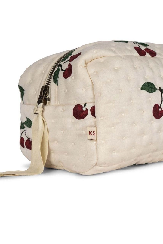 Dječja kozmetička torbica Konges Sløjd SMALL QUILTED TOILETRY BAG KS101683 bež AW24