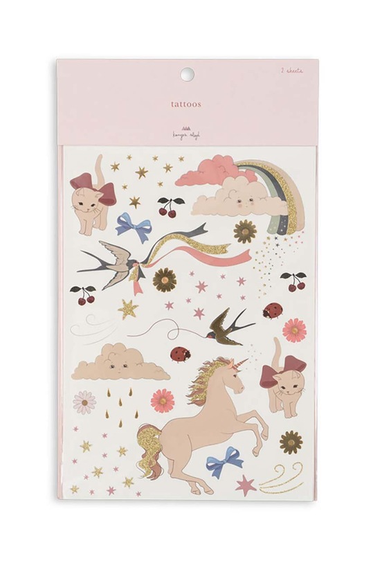 Konges Sløjd tatuaże dziecięce TATTOOS różowy KS101702