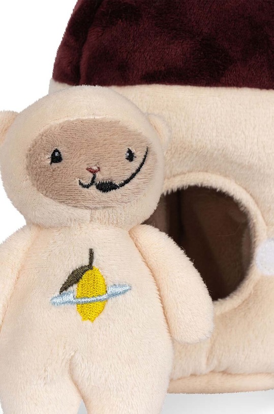 Konges Sløjd przytulanka niemowlęca TEDDY IN OUTER SPACE KS101703 beżowy AW24