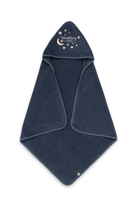 Konges Sløjd ręcznik bawełniany niemowlęcy TERRY TOWEL GOTS granatowy KS101708