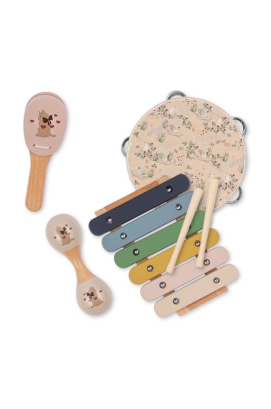 Sada hudebních nástrojů Konges Sløjd WOODEN MUSIC SETS FSC béžová KS101747