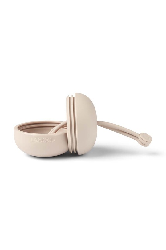 Калъф за бебешка залъгалка Liewood Philip Pacifier Box бежов LW14267.K