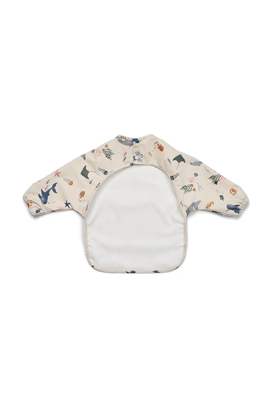 Liewood śliniak niemowlęcy Merle Printed Cape Bib LW14782 beżowy AA00