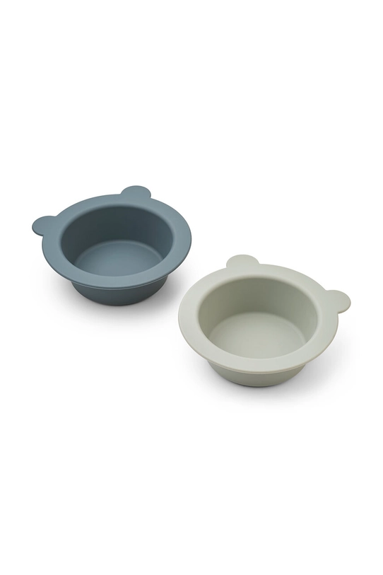 Set maski Liewood Peony Suction Bowl 2-Pack 2-pack 2-pack plava LW15103