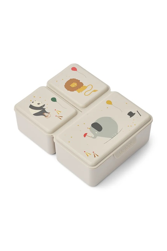Liewood lunchbox dziecięcy Driss Lunchbox LW19266 beżowy SS25