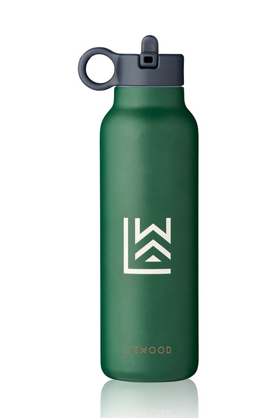 Liewood sticla termica pentru copii Falk Water Bottle 500 ml verde LW19616