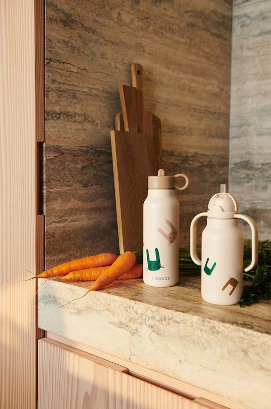 Băieți Liewood sticlă izotermă Falk Water Bottle 350 ml LW19617 bej