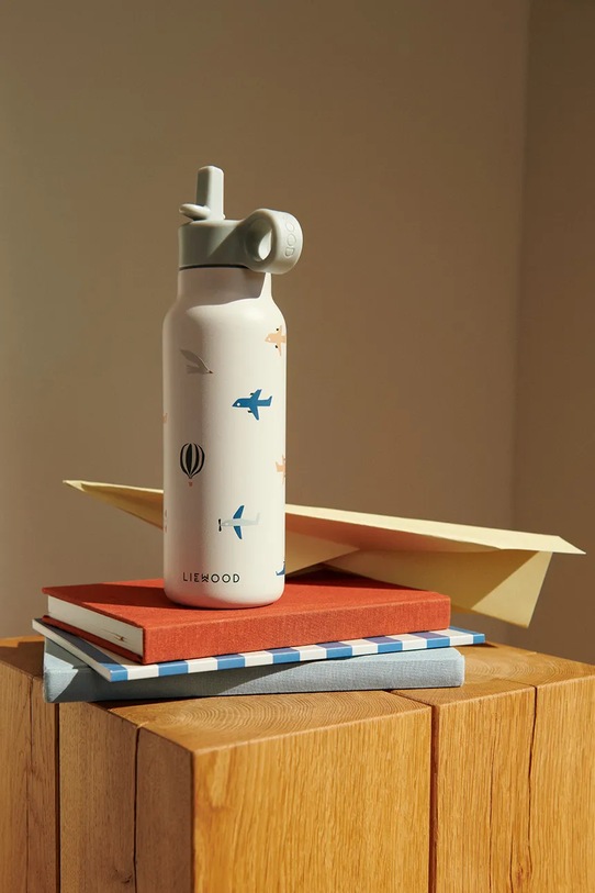 Liewood butelka termiczna dla dzieci Falk Water Bottle 350 ml szary LW19617