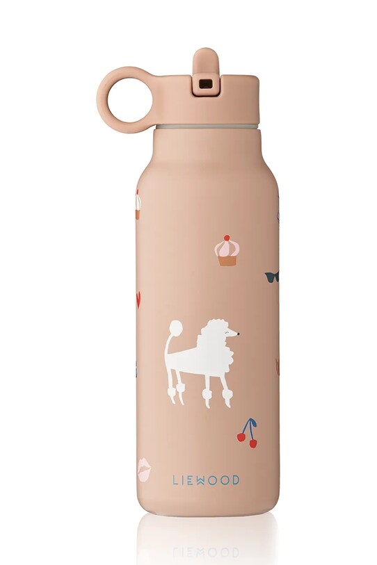 Дитяча термопляшка Liewood Falk Water Bottle 350 ml рожевий LW19617