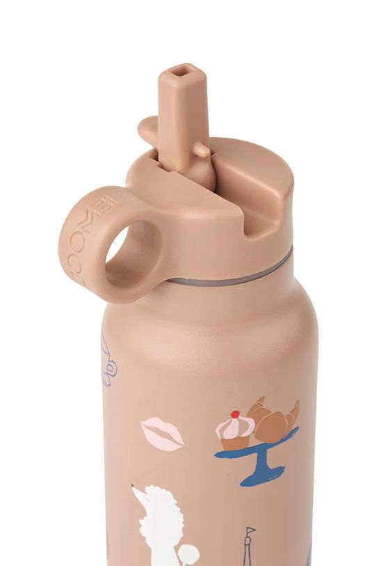 Дитяча термопляшка Liewood Falk Water Bottle 350 ml LW19617 рожевий AA00