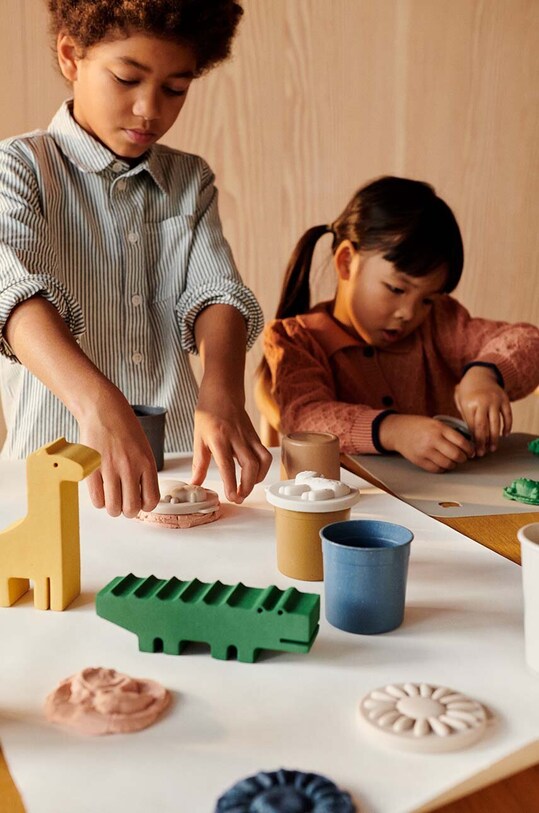 Хлопчик Пластилін Liewood Rollie Modeling Dough 4-Pack LW19860 зелений