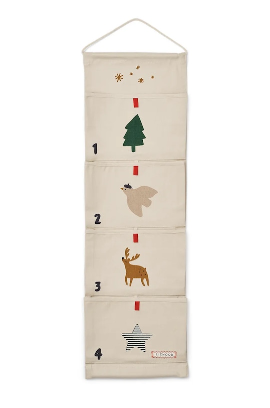 Адвент календарь для детей Liewood Holly Advent Gift Calendar LW19282 бежевый AW24
