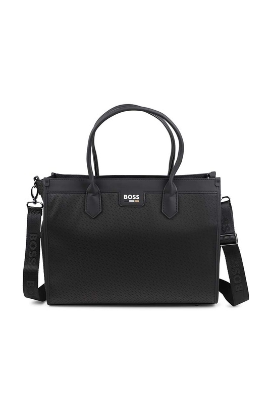 BIMBA BOSS borsa da passeggino con fasciatoio J51556. nero