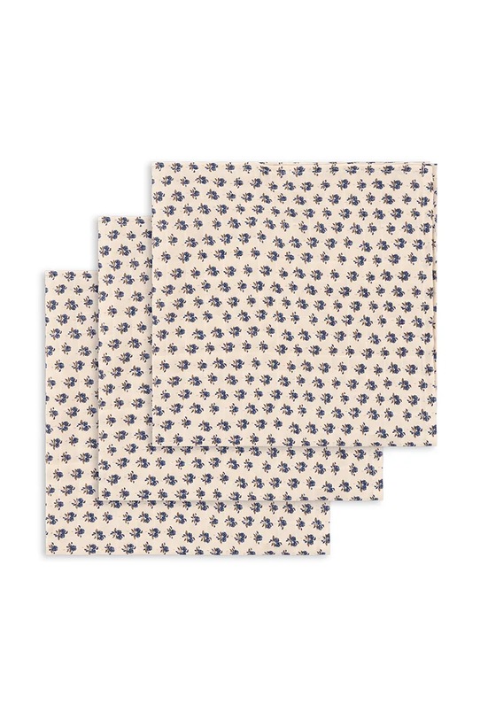 Βρεφική πάνα Konges Sløjd 3 PACK MUSLIN CLOTH GOTS 3-pack KS101875 μπεζ AW24