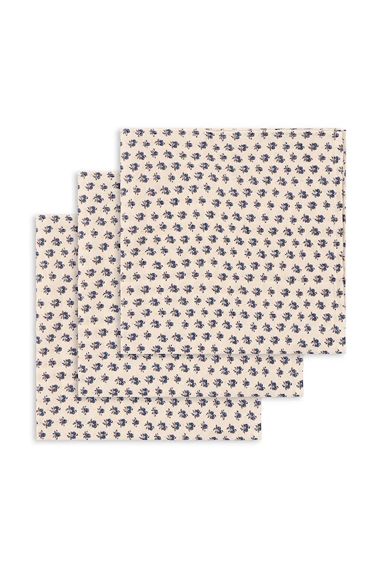 Βρεφική πάνα Konges Sløjd 3 PACK MUSLIN CLOTH GOTS 3-pack KS101875 μπεζ AW24