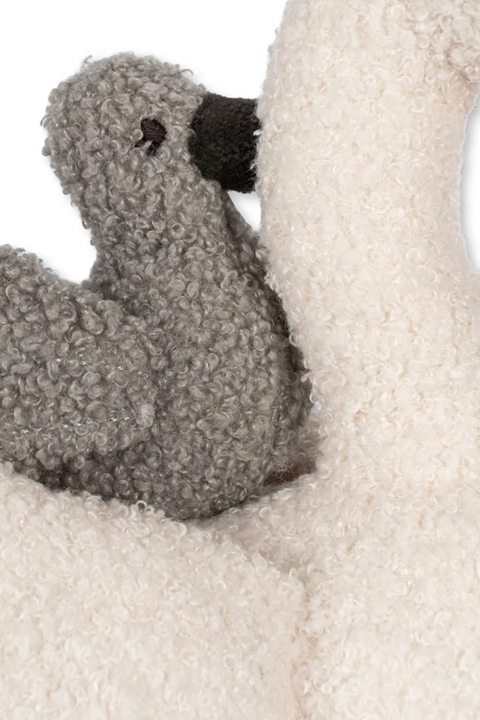 Konges Sløjd jucărie pentru bebe ACTIVITY MUSIC SWAN KS101882 alb