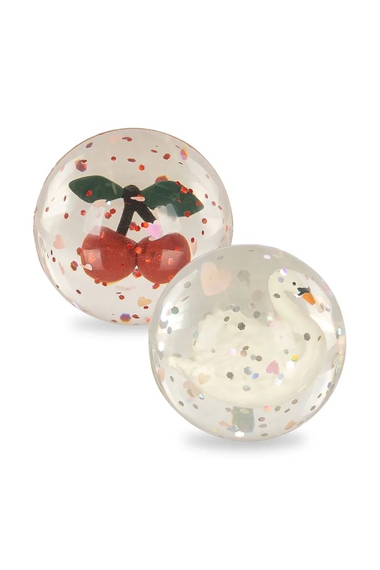 Μπάλες από καουτσούκ Konges Sløjd BOUNCING BALL SETS 2-pack 2-pack κόκκινο KS101903