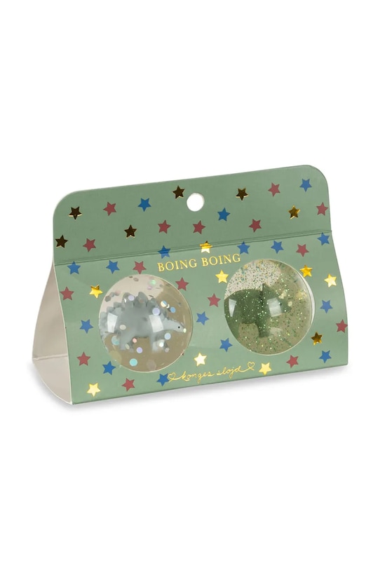 Gumové míčky Konges Sløjd BOUNCING BALL SETS 2-pack KS101903 zelená AW24