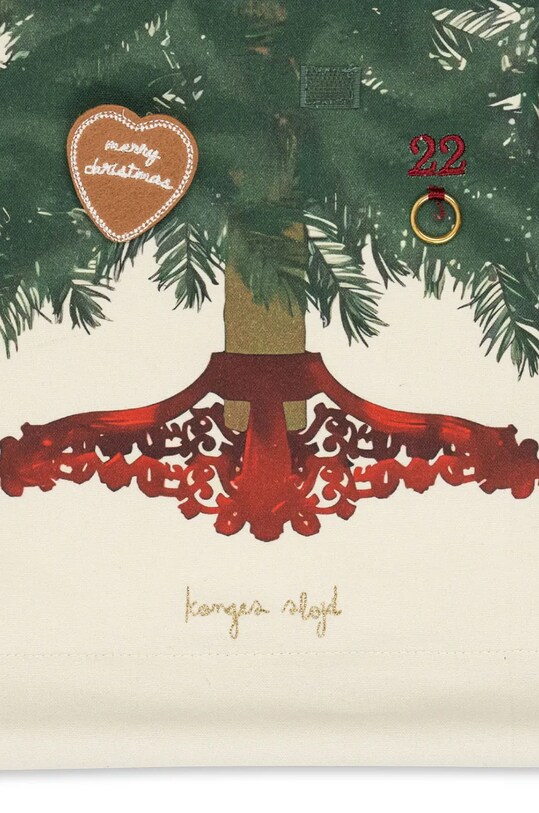 Адвент календарь для детей Konges Sløjd CHRISTMAS CALENDAR DECORATION KS101923 бежевый