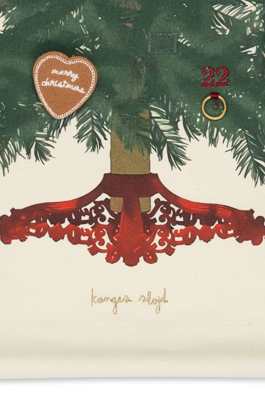 Konges Sløjd calendar de advent pentru copii CHRISTMAS CALENDAR DECORATION KS101923 bej