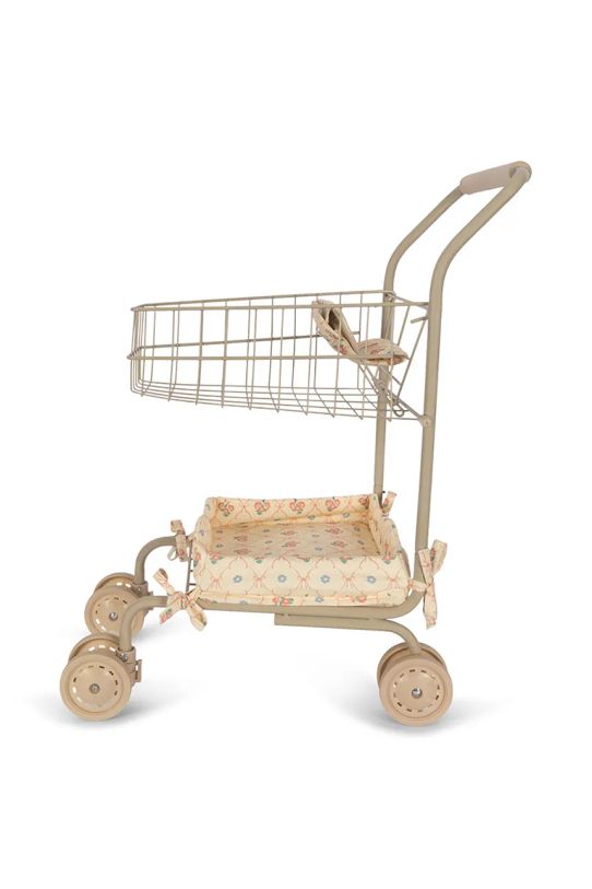 Konges Sløjd wózek zabawkowy KIDS SHOPPING CART KS102012 beżowy AW24