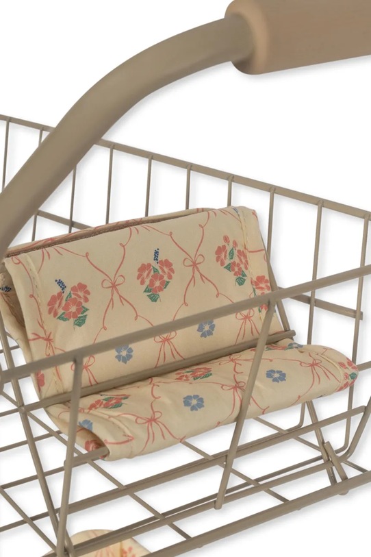 Παιδικό καροτσάκι Konges Sløjd KIDS SHOPPING CART KS102012 μπεζ