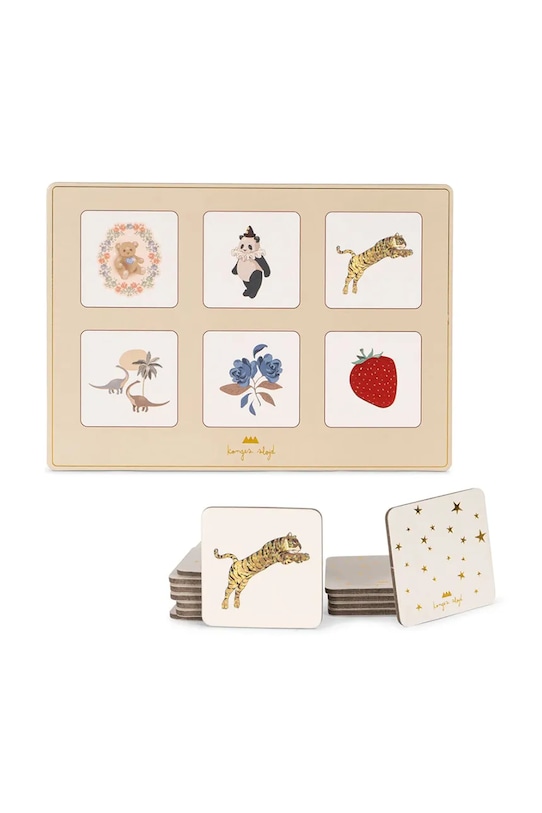 Κοριτσίστικα Παιχνίδι Konges Sløjd MY FIRST LOTTO FSC KS102066 μπεζ