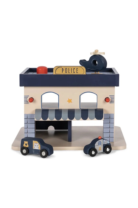 Konges Sløjd drewniany posterunek policji WOODEN POLICE STATION FSC KS102167 granatowy AW24