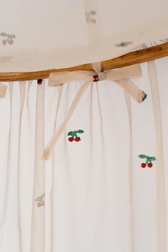 Κοριτσίστικα Θόλος Konges Sløjd BED CANOPY TULLE CHERRY GLITTER KS101835 μπεζ