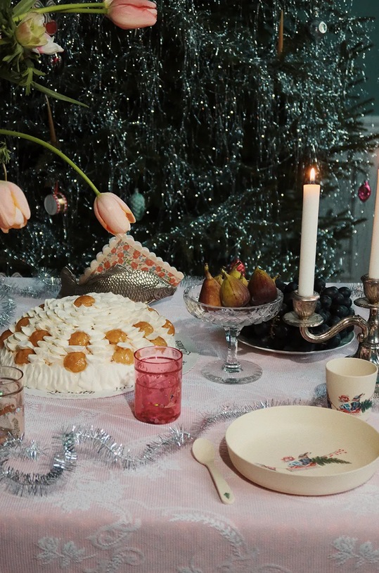 Sada hrnků Konges Sløjd 2 PACK GLITTER CUPS 2-pack KS101851 růžová