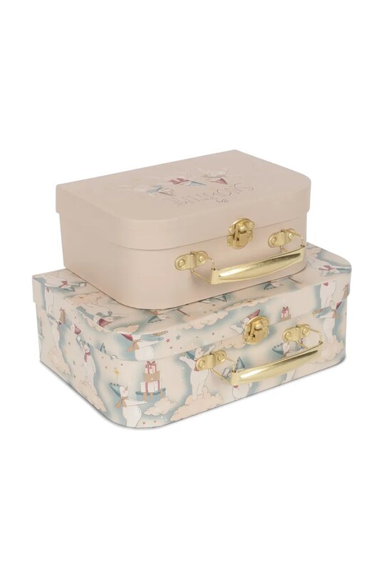 Детский чемоданчик Konges Sløjd 2 PACK SUITCASE FSC 2 шт KS101860 бежевый AW24