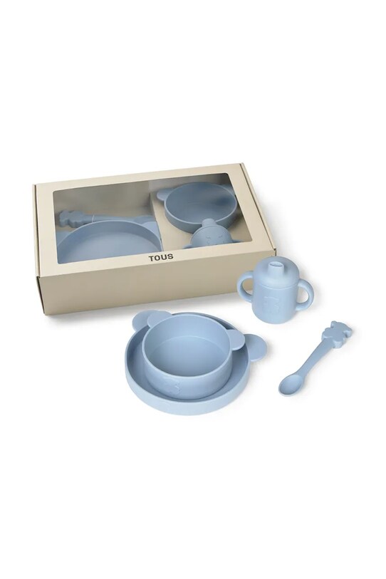 Tous set de cină pentru copii Zoe Gift Box albastru Zoe.2001