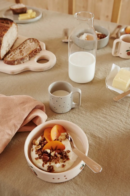 Chlapec Detský hrnček Liewood Callan Porcelain Cup LW17400 béžová