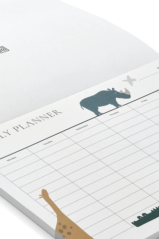 Εβδομαδιαίο ημερολόγιο Liewood Kirby weekly planner LW17911 λευκό AW24
