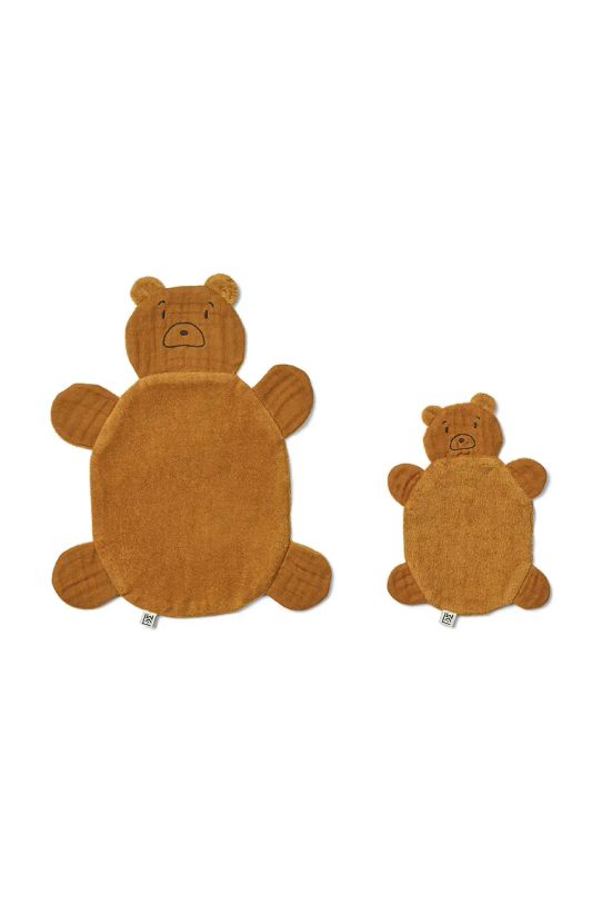 Detská plyšová hračka Liewood Janai Bear Cuddle Cloth 2-Pack 2-pak 2-pak hnedá LW18147