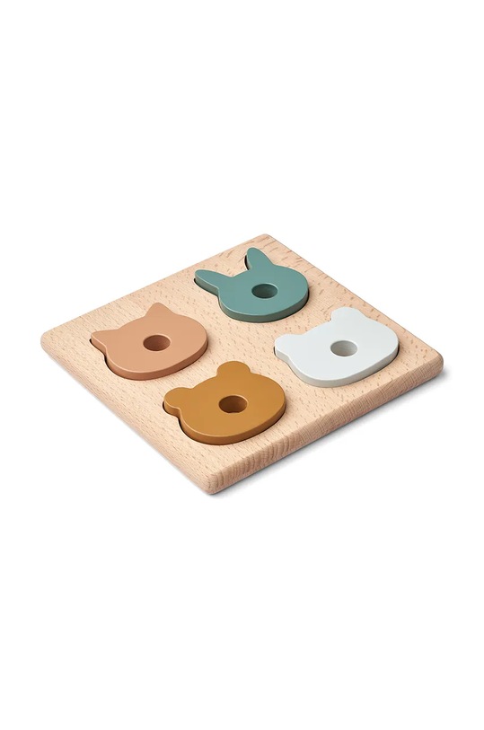 Хлопчик Дерев'яні пазли Liewood Suki Puzzle LW18305 бежевий