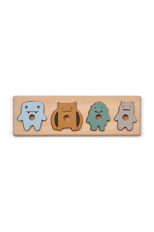 Дерев'яні пазли Liewood Suki Puzzle LW18306 бежевий AW24