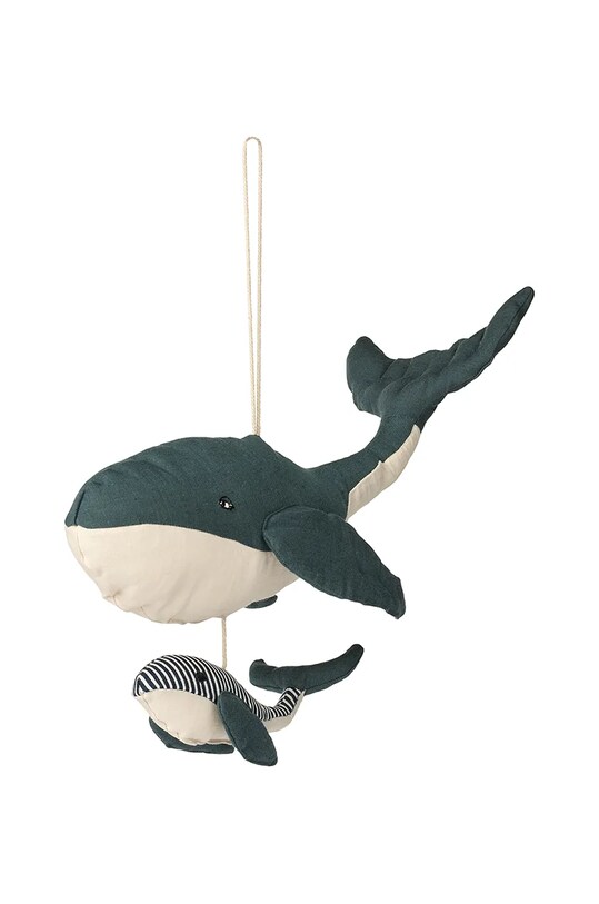 Kolotoč nad postieľku Liewood Levy Whale Mobile LW18417 modrá AW24