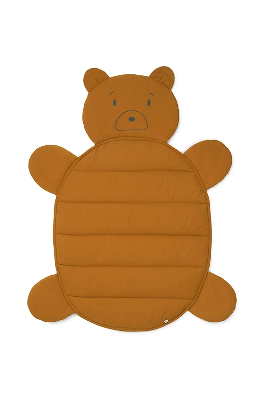 Liewood covoraș de joacă pentru bebeluși Sheldon Bear Activity Blanket maro LW18427