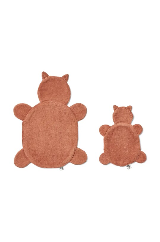 Детская мягкая игрушка Liewood Janai Cat Cuddle Cloth 2-Pack 2 шт LW18442 розовый AW24