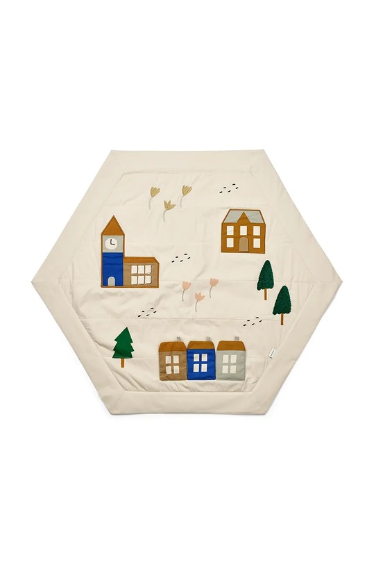 Prostirka za igru za bebe. Liewood Adonna transportable activity blanket S bež LW18454
