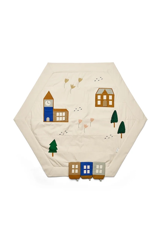 Prostirka za igru za bebe. Liewood Adonna transportable activity blanket S LW18454 bež AW24