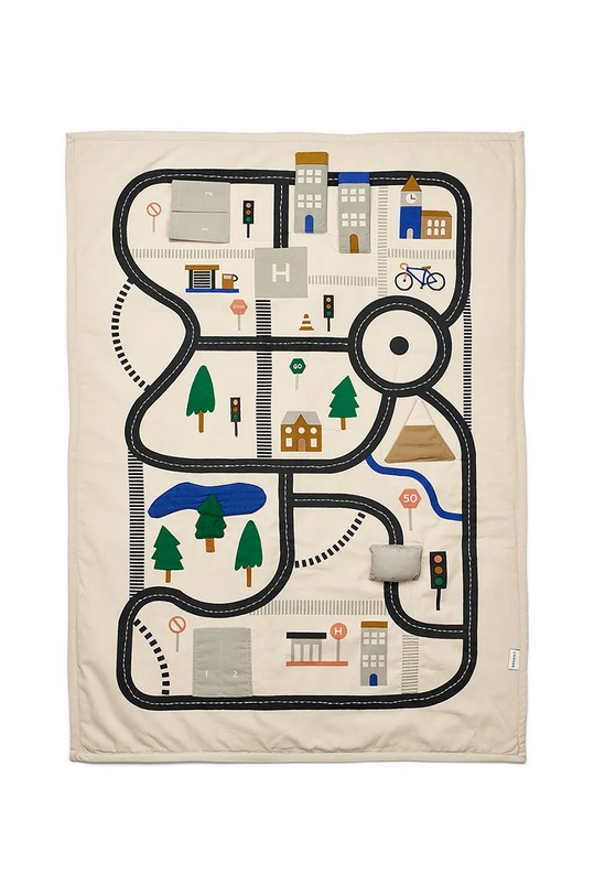 Διαδραστικό χαλάκι μωρού Liewood Adonna transportable activity blanket M LW18455 μπεζ AW24