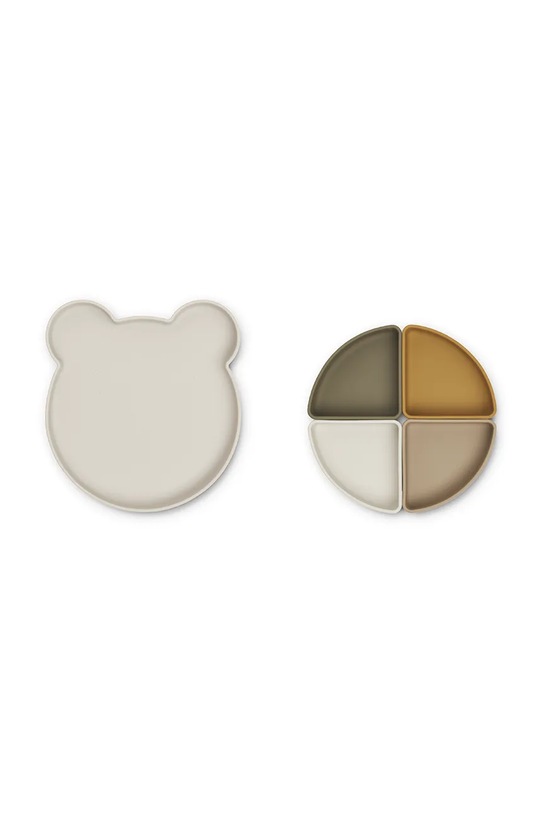 Talíř Liewood Arne divider plate LW14317 béžová AW24