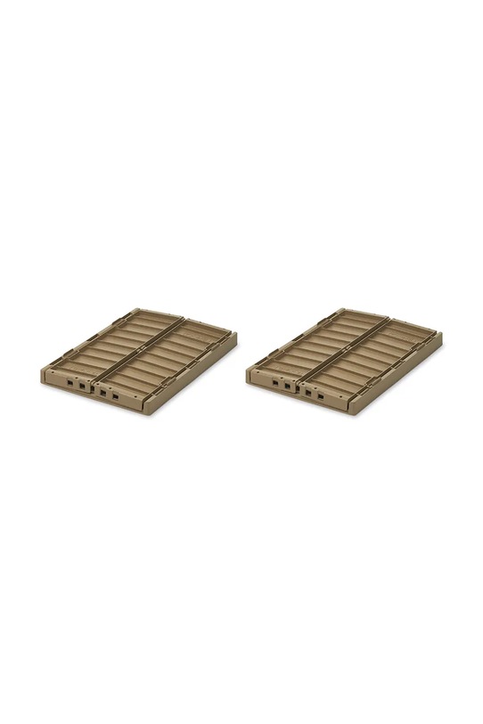 Κουτί αποθήκευσης Liewood Weston Storage Box M 2-pack 2-pack καφέ LW14677