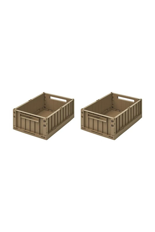 Κουτί αποθήκευσης Liewood Weston Storage Box M 2-pack 2-pack LW14677 καφέ AW24