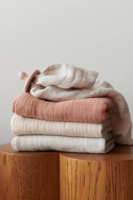 Dětská utěrka Liewood Lewis Muslin Cloth 3-pack 3-pack béžová LW20209