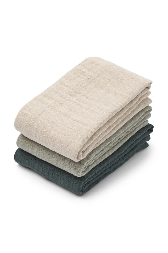 Салфетка для младенцев Liewood Lewis Muslin Cloth 3-Pack 3 шт 3 шт бежевый LW20209