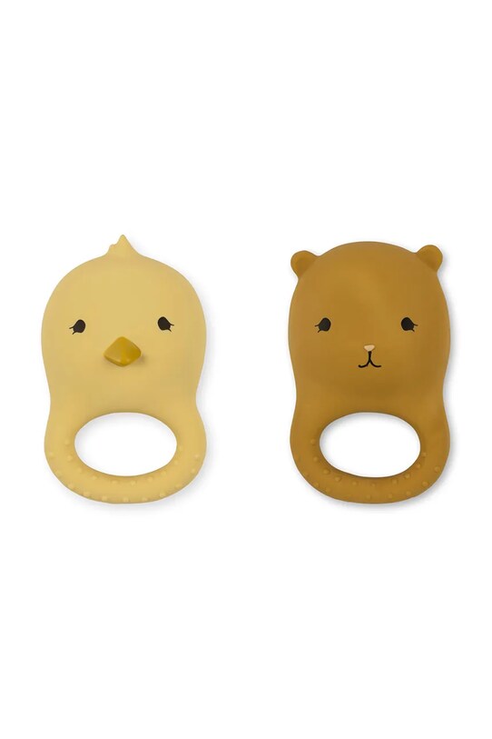 Прорізувачі для немовлят Konges Sløjd 2 PACK TEETHERS 2-pack 2 шт бежевий KS3354